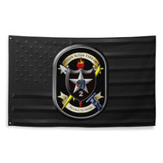 2nd SBCT 2d ID "Lancer Brigade" Black American Flag Tactically Acquired   