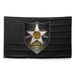 4th SBCT 2d ID "Raiders" Black American Flag Tactically Acquired   