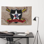U.S. Army 2d ID DIVARTY "Warrior Strike" Chocolate-Chip Camo Flag Tactically Acquired   