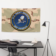 U.S. Navy Seabees OEF Veteran DCU Camo Flag Tactically Acquired   