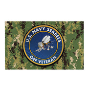 U.S. Navy Seabees OEF Veteran NWU Type III AOR2 Camo Flag Tactically Acquired Default Title  