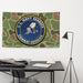 U.S. Navy Seabees Combat Veteran Frogskin Camo Flag Tactically Acquired   