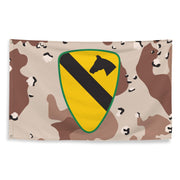 1st Cavalry Division Chocolate-Chip Camo Flag Tactically Acquired   