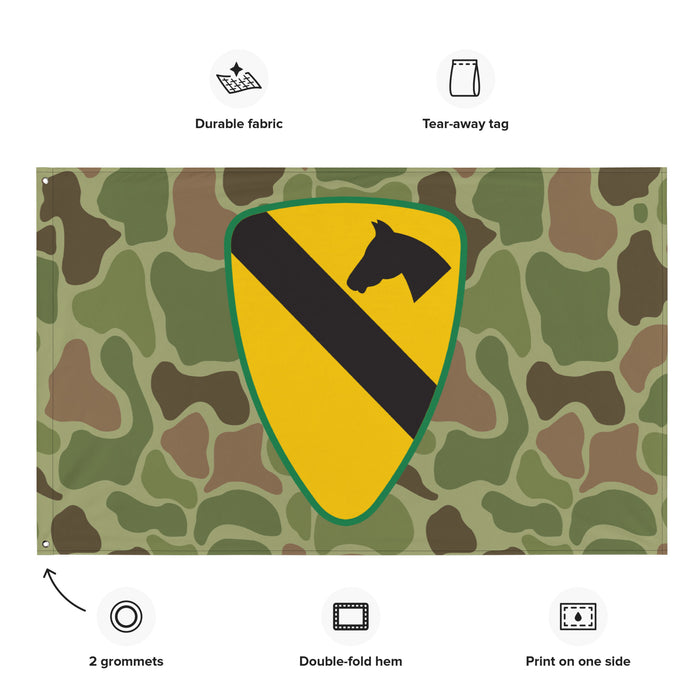 1st Cavalry Division Frogskin Camo Flag Tactically Acquired   