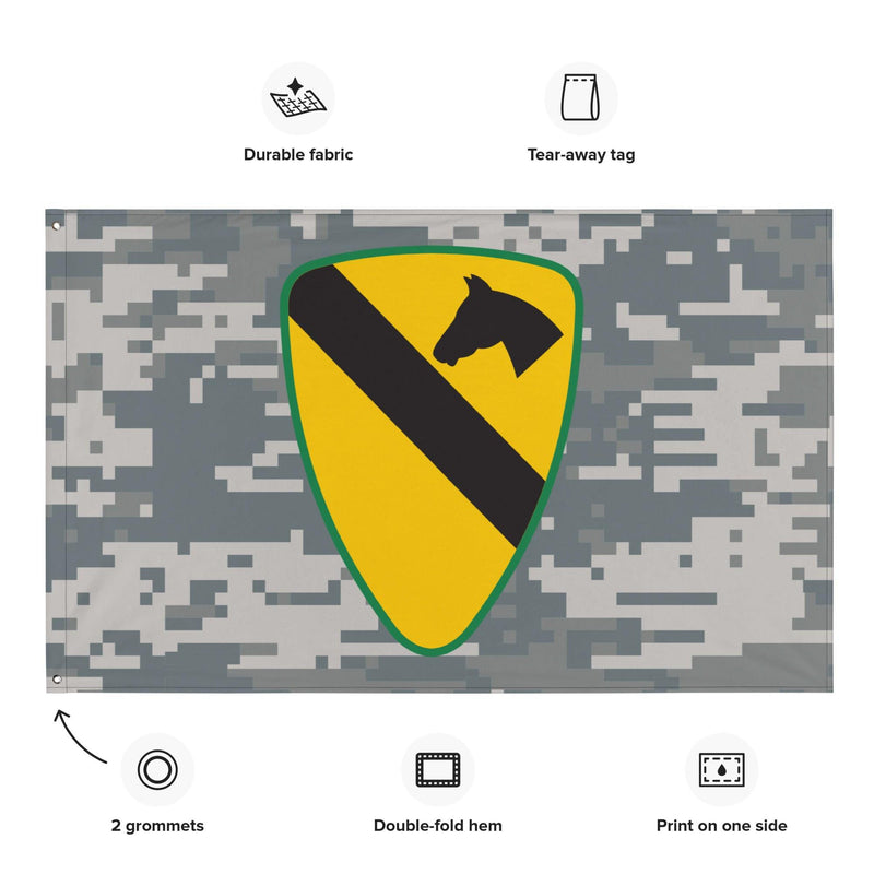 U.S. Army 1st Cavalry Division UCP Camo Flag