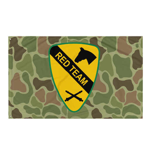 1st Cavalry Division Artillery 'Red Team' Frogskin Camo Flag Tactically Acquired Default Title  