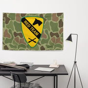 1st Cavalry Division Artillery 'Red Team' Frogskin Camo Flag Tactically Acquired   