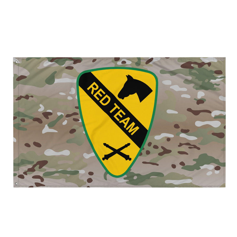 1st Cavalry Division Artillery 'Red Team' Multicam Flag