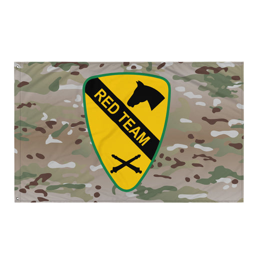 1st Cavalry Division Artillery 'Red Team' Multicam Flag Tactically Acquired Default Title  