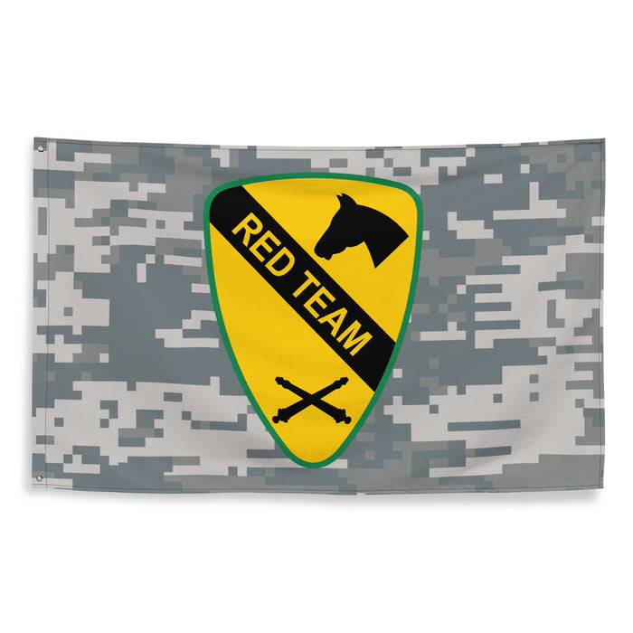 1st Cavalry Division Artillery 'Red Team' UCP Camo Flag Tactically Acquired   