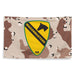 1st Cavalry Division SUST BDE 'Wagonmasters' Chocolate-Chip Camo Flag Tactically Acquired   