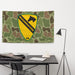 1st Cavalry Division SUST BDE 'Wagonmasters' Frogskin Camo Flag Tactically Acquired   