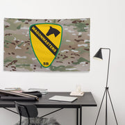1st Cavalry Division SUST BDE 'Wagonmasters' Multicam Flag Tactically Acquired   