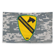 1st Cavalry Division SUST BDE 'Wagonmasters' UCP Camo Flag Tactically Acquired   