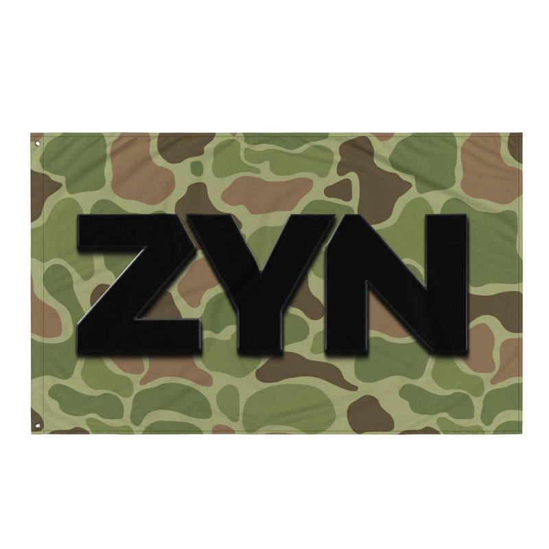 ZYN フロッグスキン カモ ウォールフラッグ