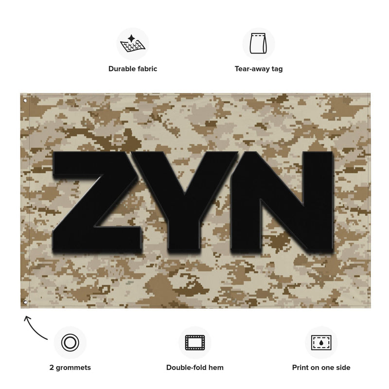 ZYNデザートMARPATウォールフラッグ
