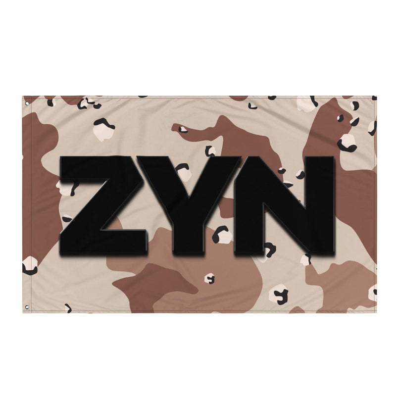 ZYN チョコチップ カモ ウォールフラッグ