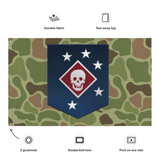 Marine Raiders Frogskin Camo Flag Tactically Acquired   