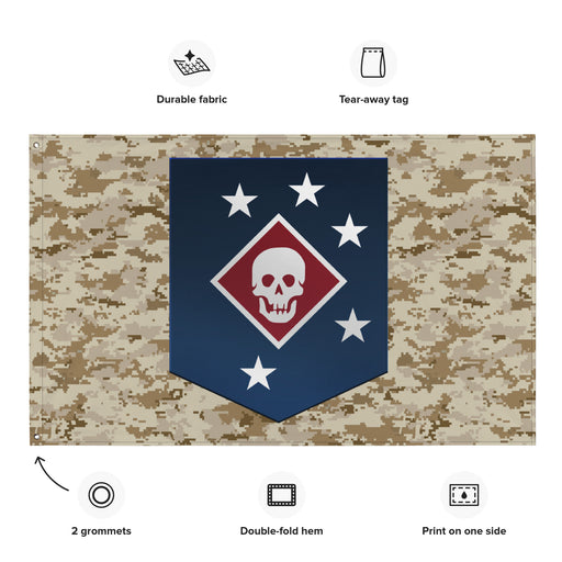 Marine Raiders Desert MARPAT Flag Tactically Acquired   