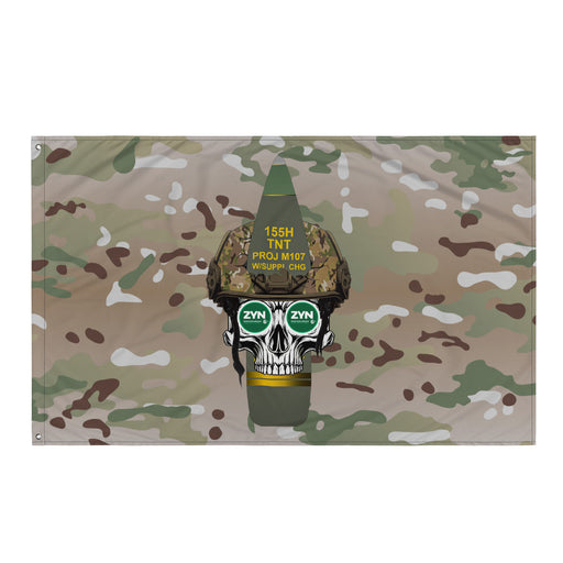 ZYN Field Artillery Wintergreen Multicam Flag Tactically Acquired Default Title  