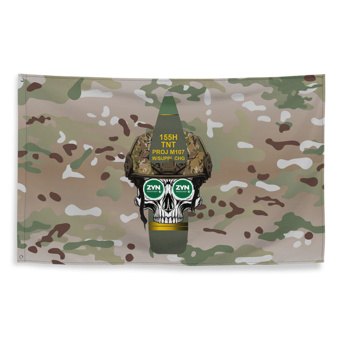 ZYN Field Artillery Wintergreen Multicam Flag Tactically Acquired   