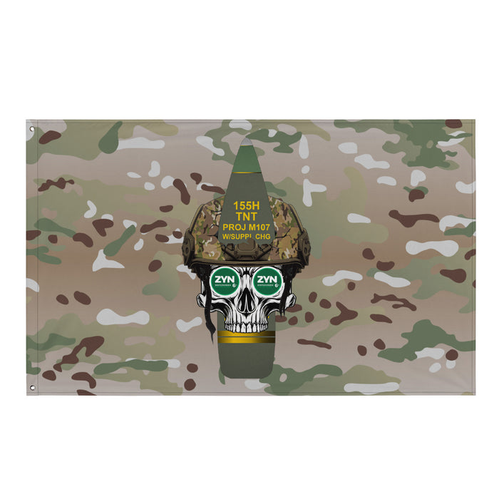 ZYN Field Artillery Wintergreen Multicam Flag Tactically Acquired   