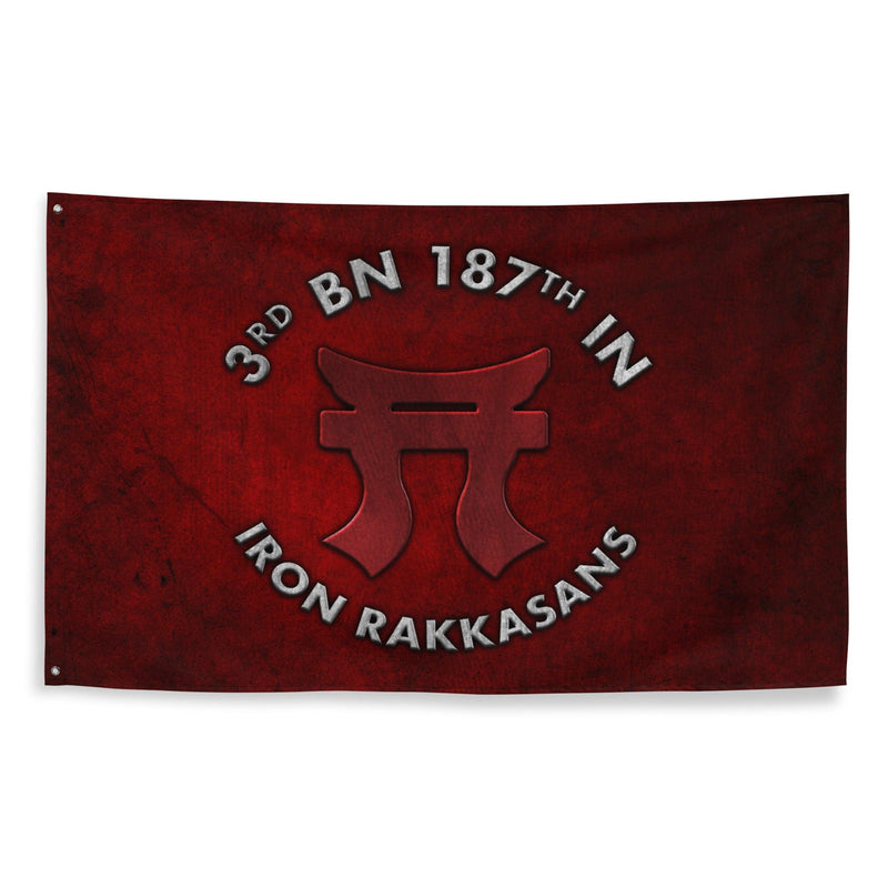 3-187 Iron Rakkasans Torii Flag