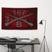 B Company 3-187 Infantry Iron Rakkasans Torii Wall Flag Tactically Acquired