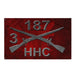 HHC 3-187 Infantry Iron Rakkasans Torii Wall Flag Tactically Acquired Default Title