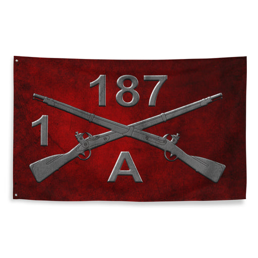 A Co. 1-187 Infantry "Leader Rakkasans" Torii Flag Tactically Acquired Default Title