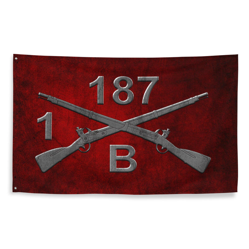 B Co. 1-187 Infantry "Leader Rakkasans" Torii Flag