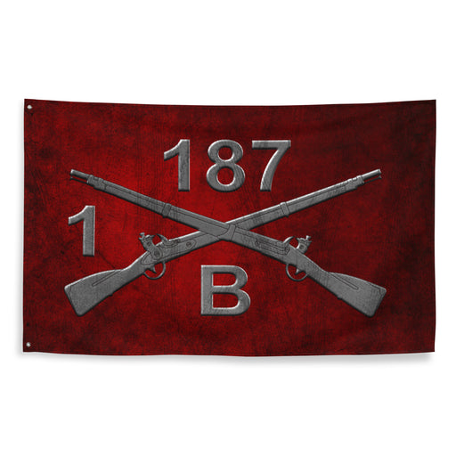 B Co. 1-187 Infantry "Leader Rakkasans" Torii Flag Tactically Acquired Default Title