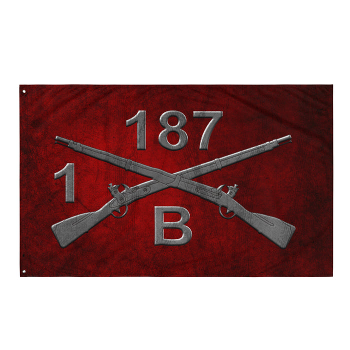 B Co. 1-187 Infantry "Leader Rakkasans" Torii Flag Tactically Acquired