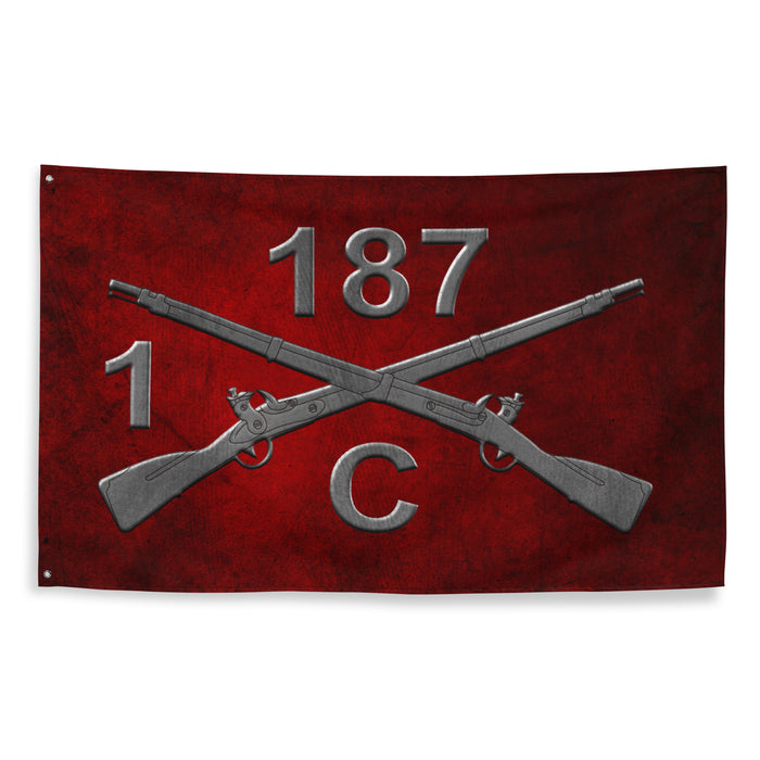 C Co. 1-187 Infantry "Leader Rakkasans" Torii Flag Tactically Acquired Default Title