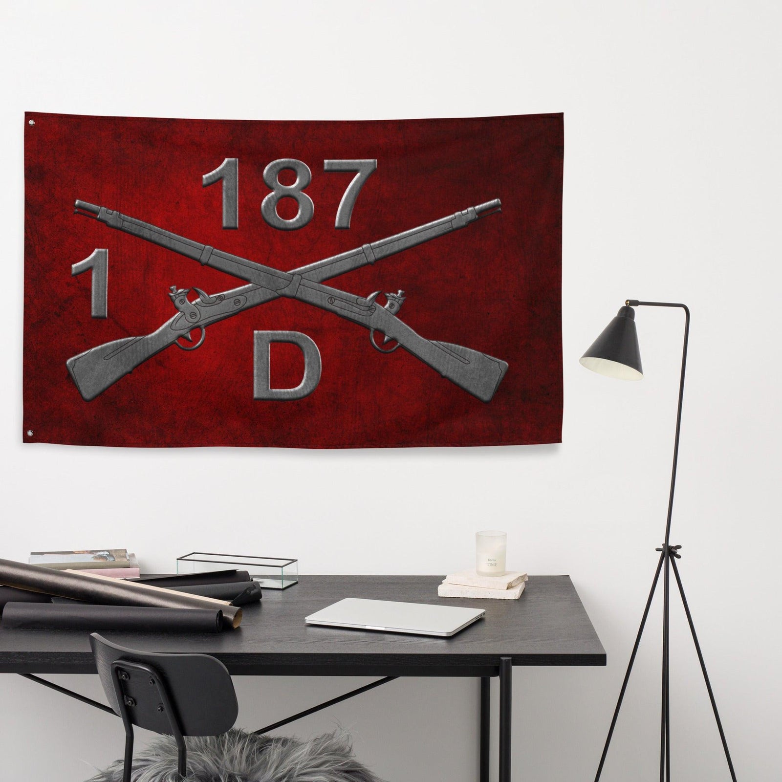 D Co. 1-187 Infantry "Leader Rakkasans" Torii Flag Tactically Acquired