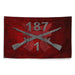 1-187 Infantry Regiment "Leader Rakkasan" Torii Flag Tactically Acquired Default Title