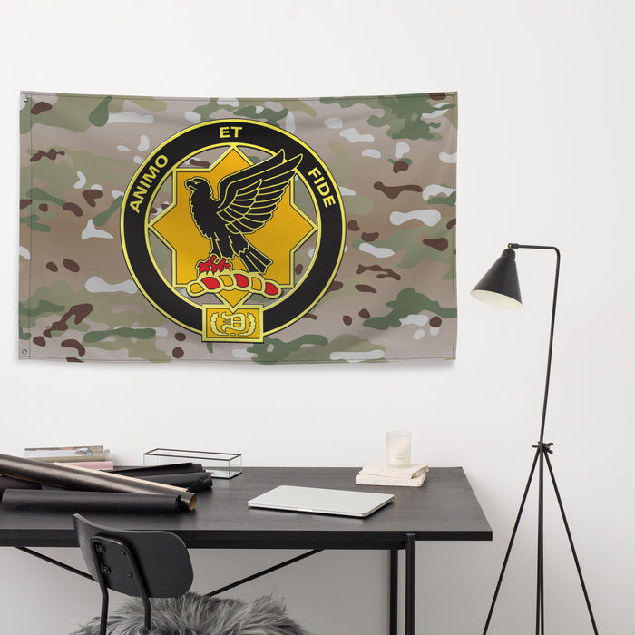 1st Cavalry Regiment Multicam Wall Flag Tactically Acquired