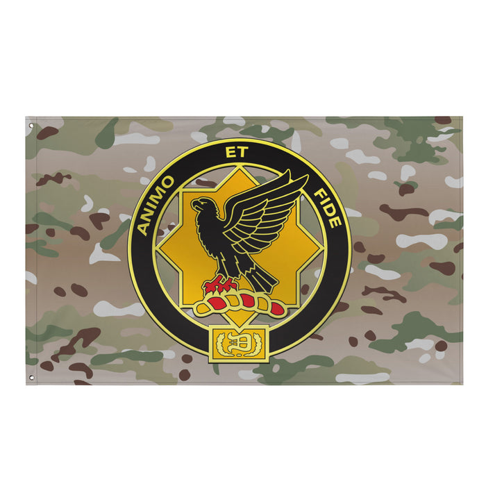 1st Cavalry Regiment Multicam Wall Flag Tactically Acquired