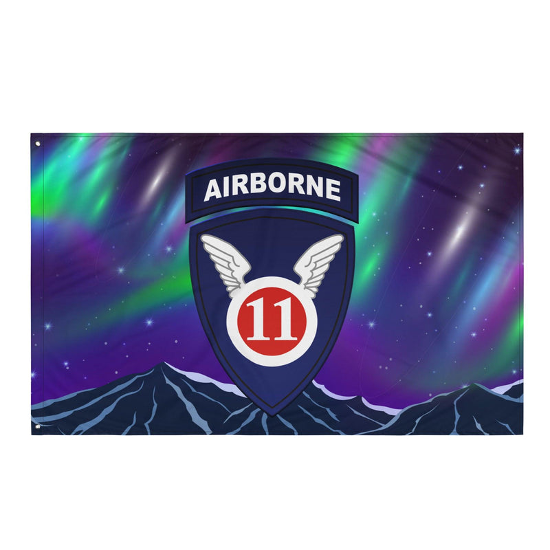 11th Airborne Division Northern Lights Arctic Angels Flag
