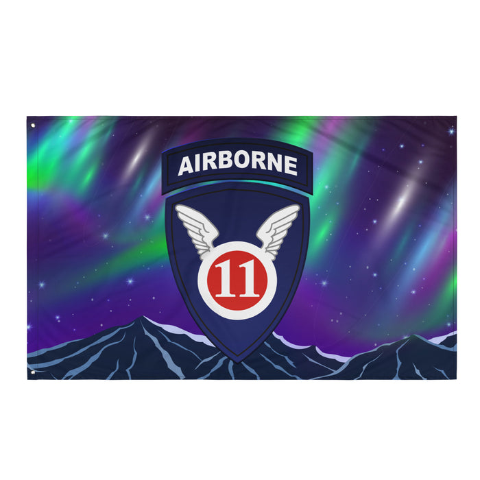 11th Airborne Division Northern Lights Arctic Angels Flag Tactically Acquired Default Title