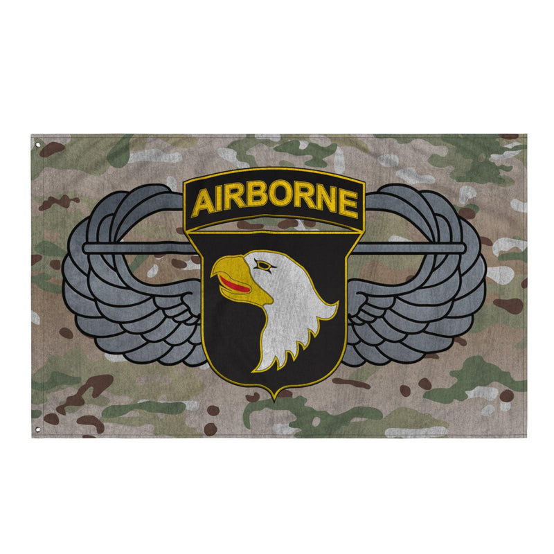 101st Airborne Division Air Assault Multicam Wall Flag