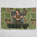 Guns Up! 0331 USMC Machine Gunner Yesi Pin-Up Girl Flag Tactically Acquired