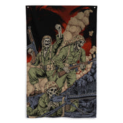 U.S. Marine Corps Battle of Peleliu WW2 Flag Tactically Acquired