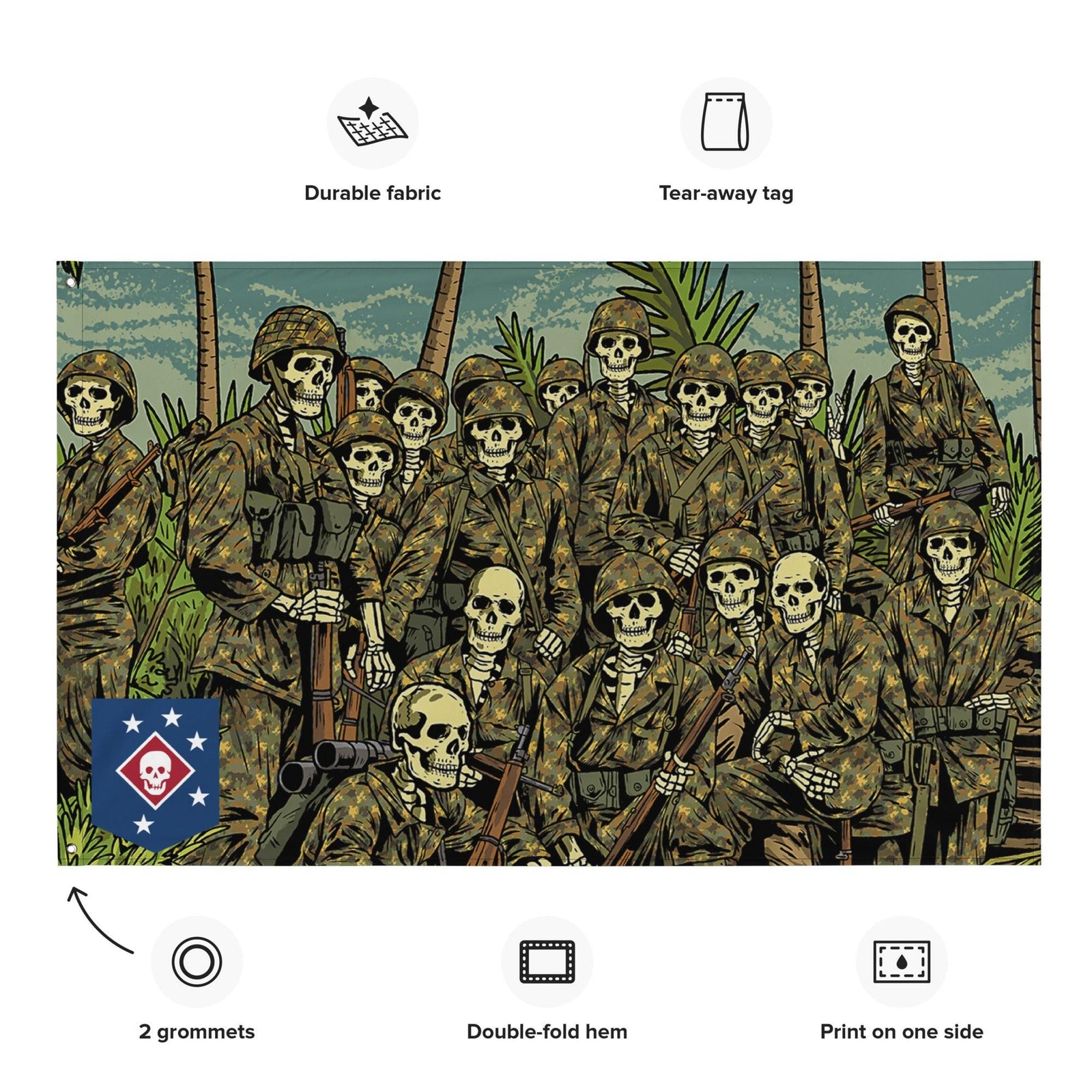 U.S. Marine Corps Raiders WW2 Flag Tactically Acquired