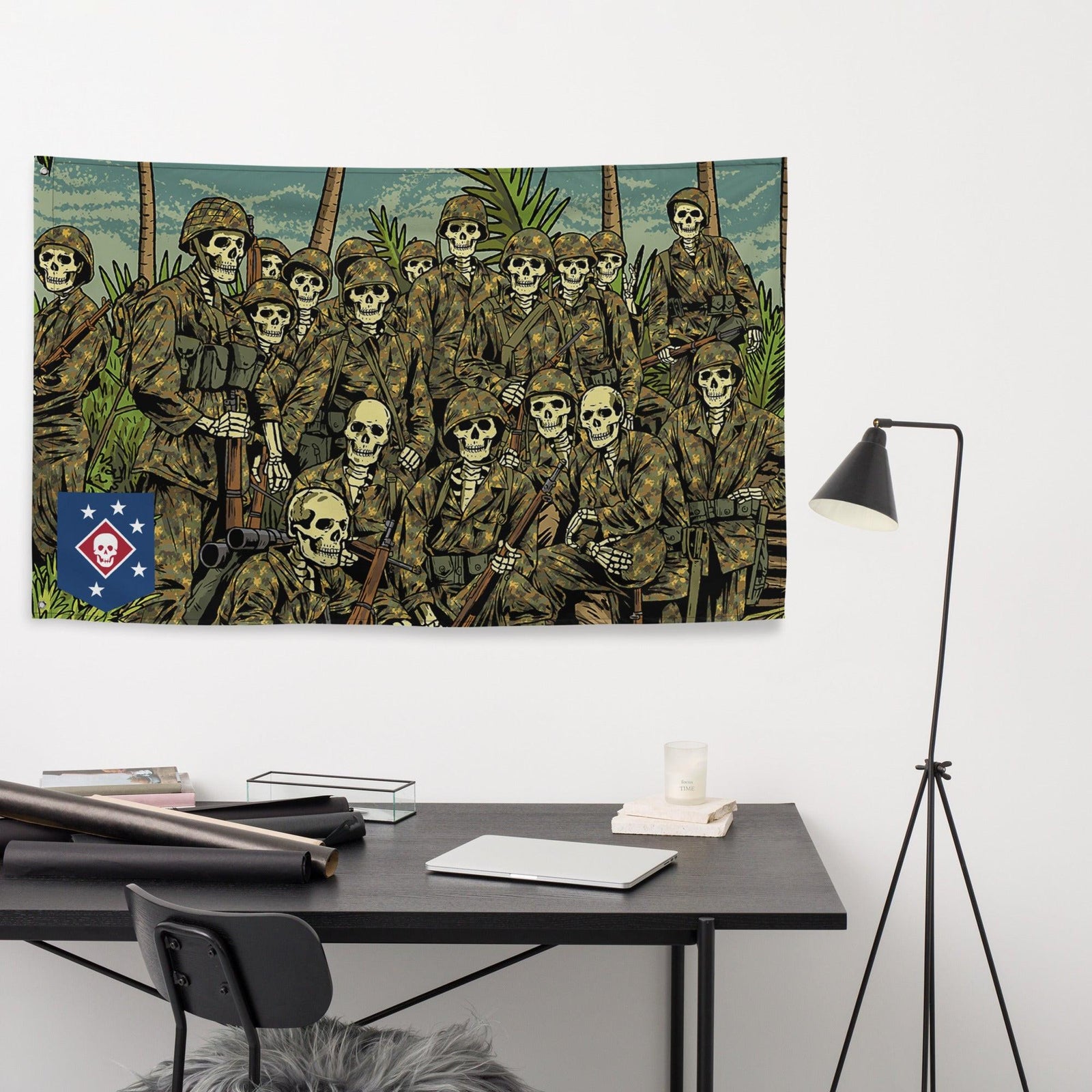 U.S. Marine Corps Raiders WW2 Flag Tactically Acquired