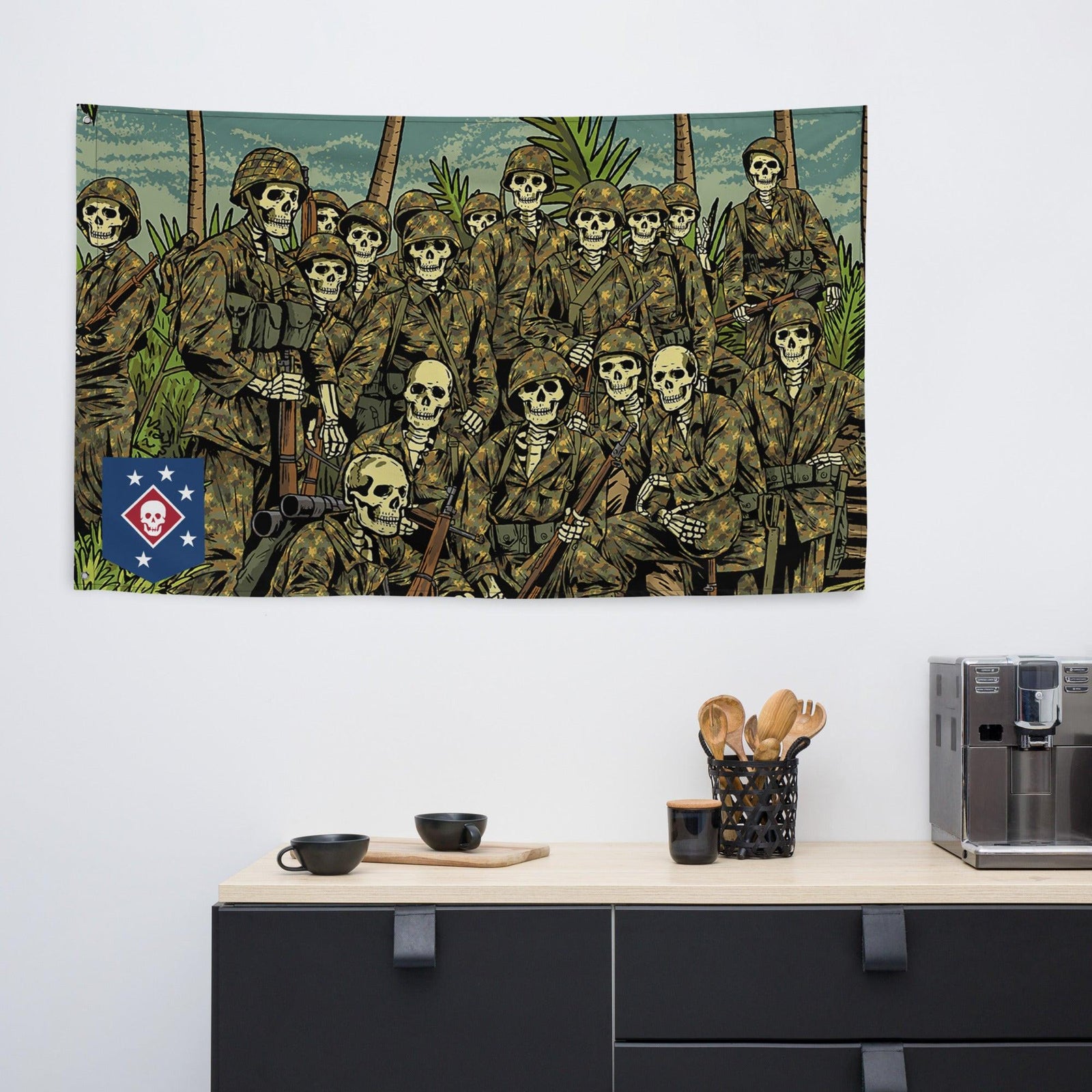 U.S. Marine Corps Raiders WW2 Flag Tactically Acquired