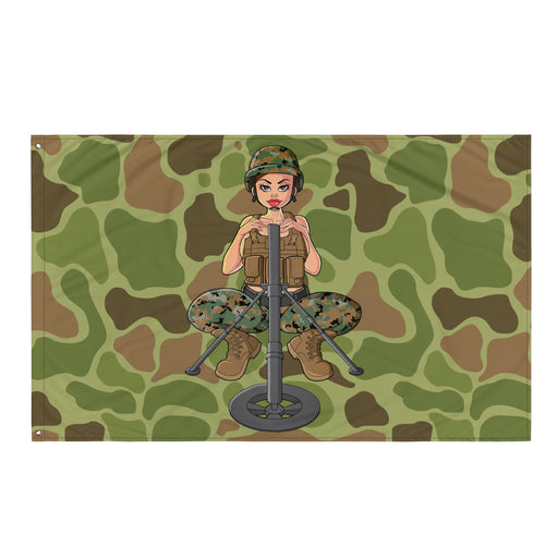 Yesi 60mm Mortars Frogskin Camo Wall Flag Tactically Acquired Default Title