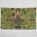 Yesi 60mm Mortars Frogskin Camo Wall Flag Tactically Acquired
