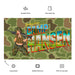 Greetings From Camp Hansen Frogskin Camo Wall Flag Tactically Acquired