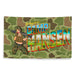 Greetings From Camp Hansen Frogskin Camo Wall Flag Tactically Acquired